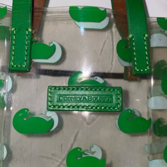 Green Transparent Tote Bag - Picture 2 of 3